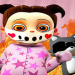 Scary Baby Pink Horror Game